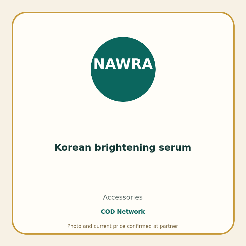 Korean brightening serum