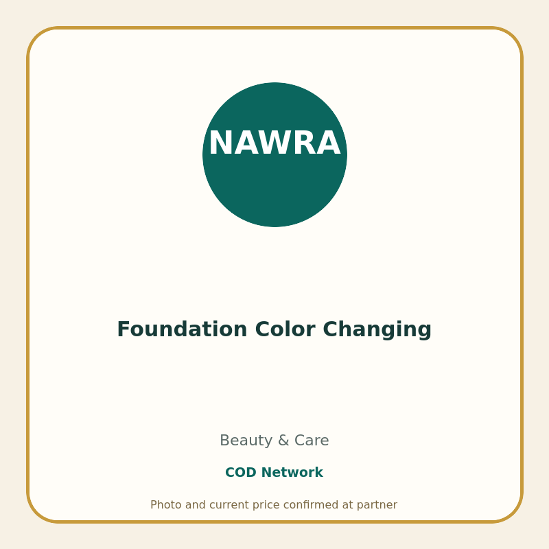 Foundation Color Changing