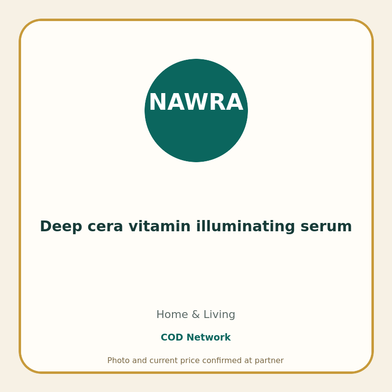 Deep cera vitamin illuminating serum ✨