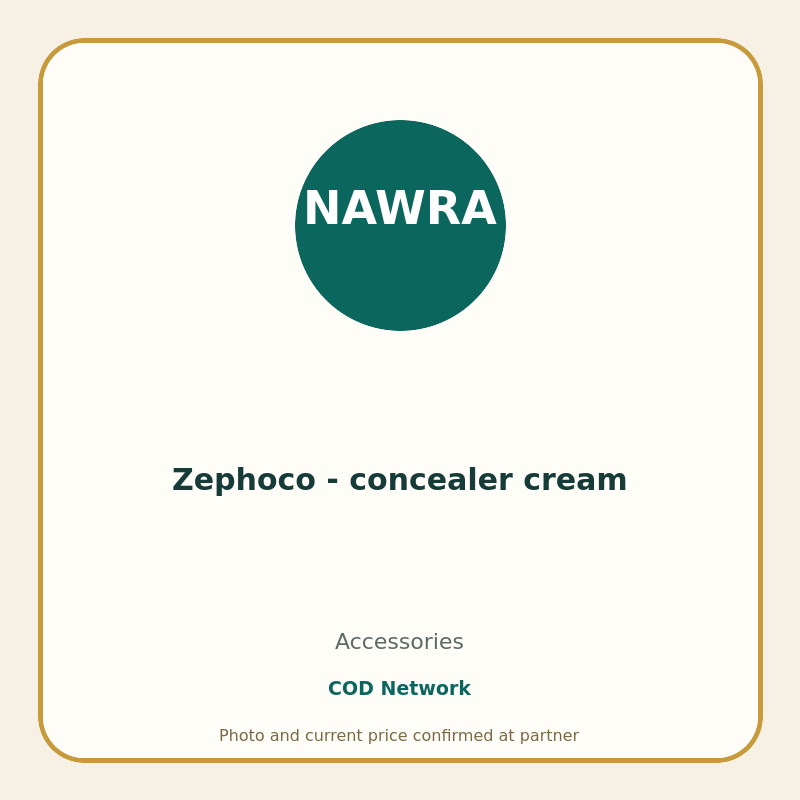 Zephoco - concealer cream