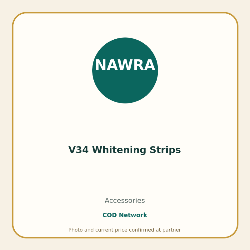 V34 Whitening Strips