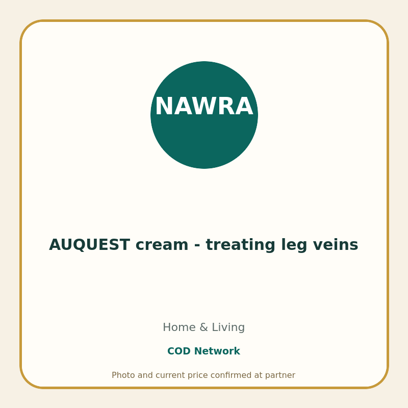 AUQUEST cream - treating leg veins