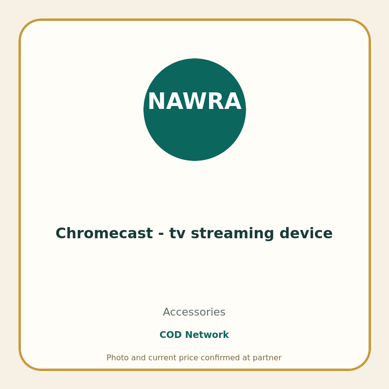 Chromecast - tv streaming device