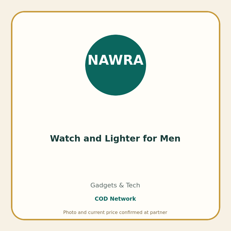 Watch and Lighter for Men