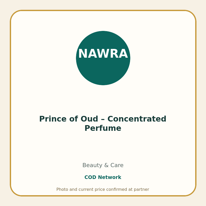 Prince of Oud – Concentrated Perfume
