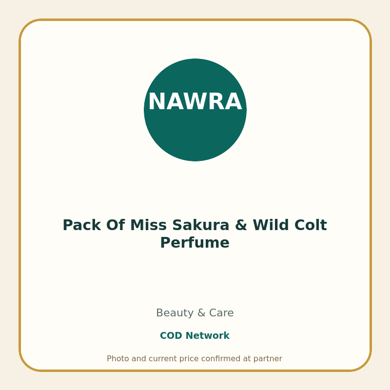 Pack Of Miss Sakura & Wild Colt Perfume
