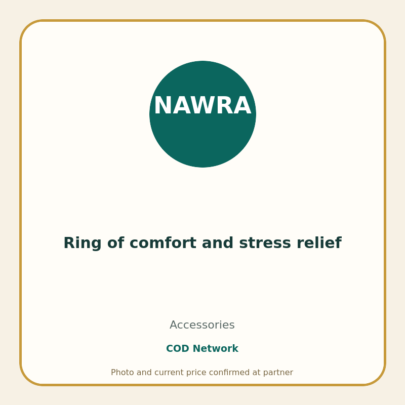 Ring of comfort and stress relief
