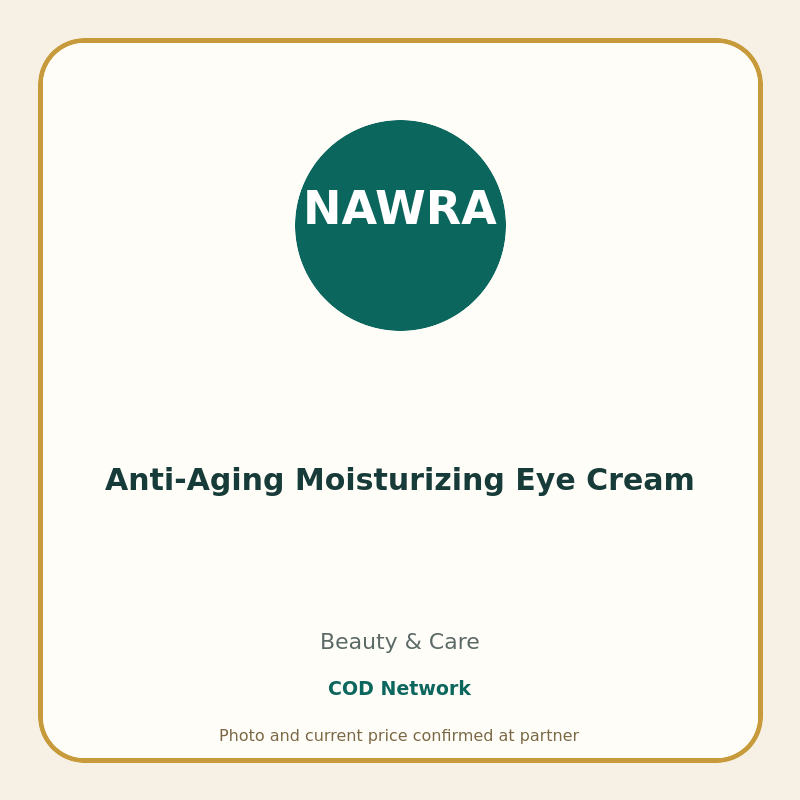 Anti-Aging Moisturizing Eye Cream