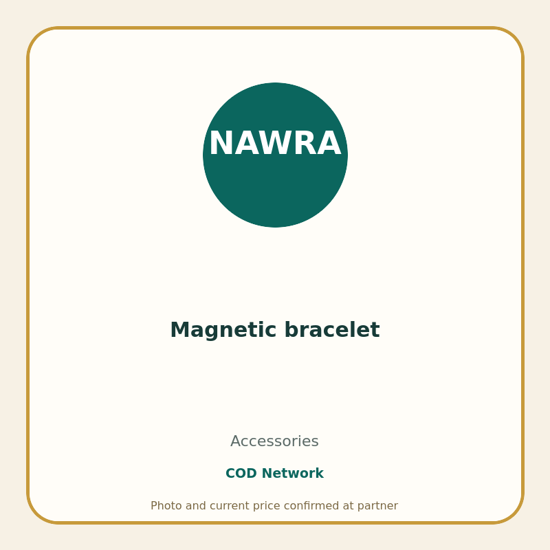Magnetic bracelet