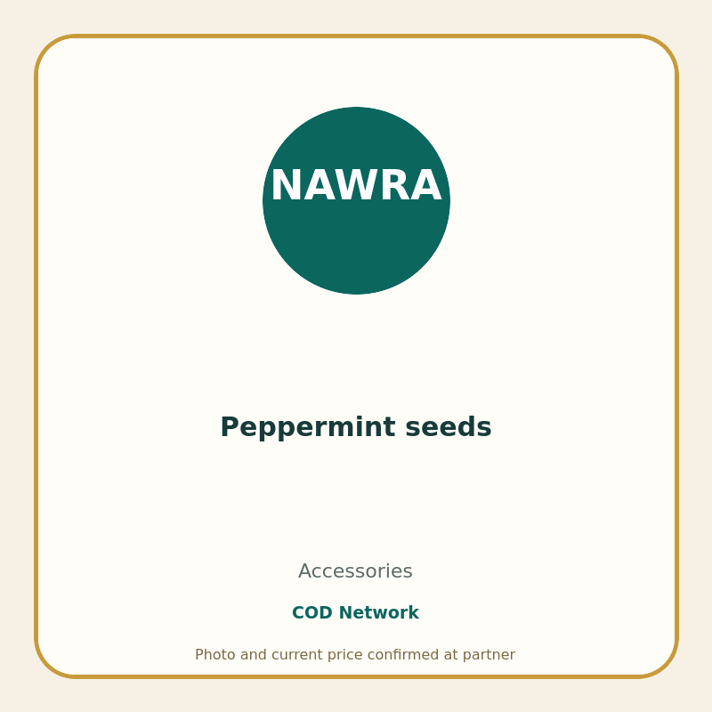 Peppermint seeds