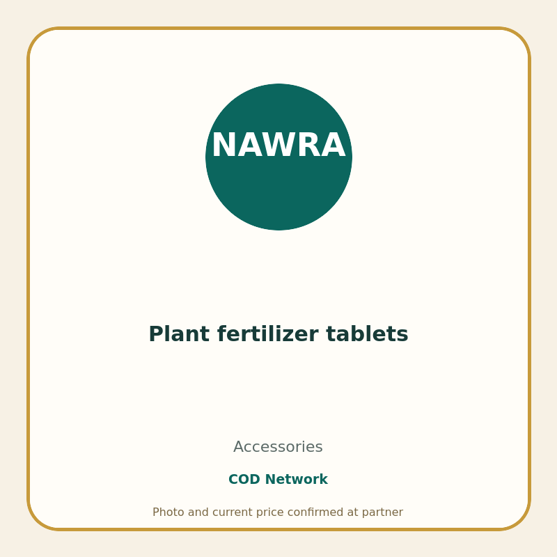 Plant fertilizer tablets