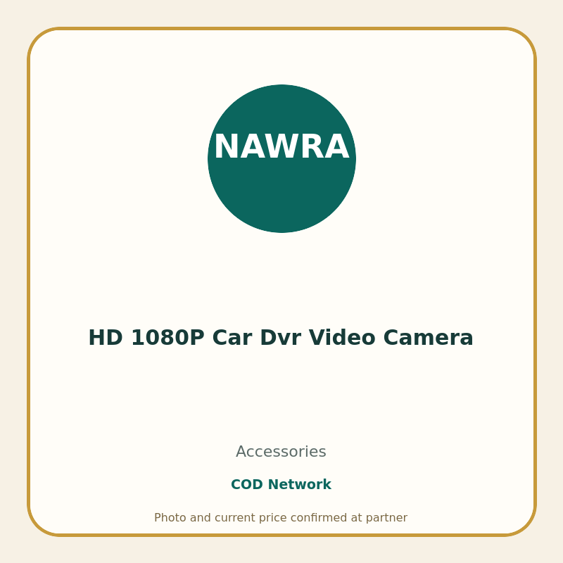 HD 1080P Car Dvr Video Camera