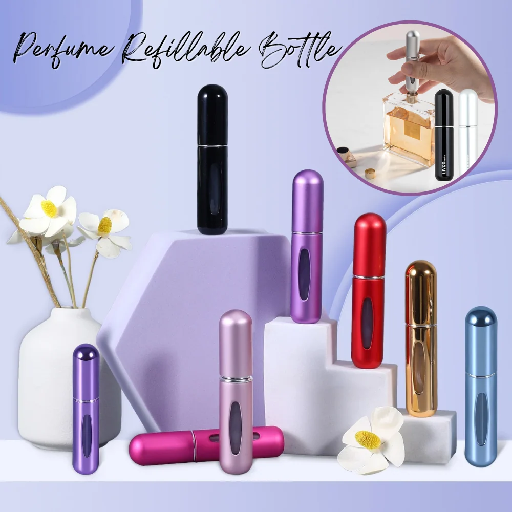 6 Pcs Perfume Refillable Bottle - Saudi