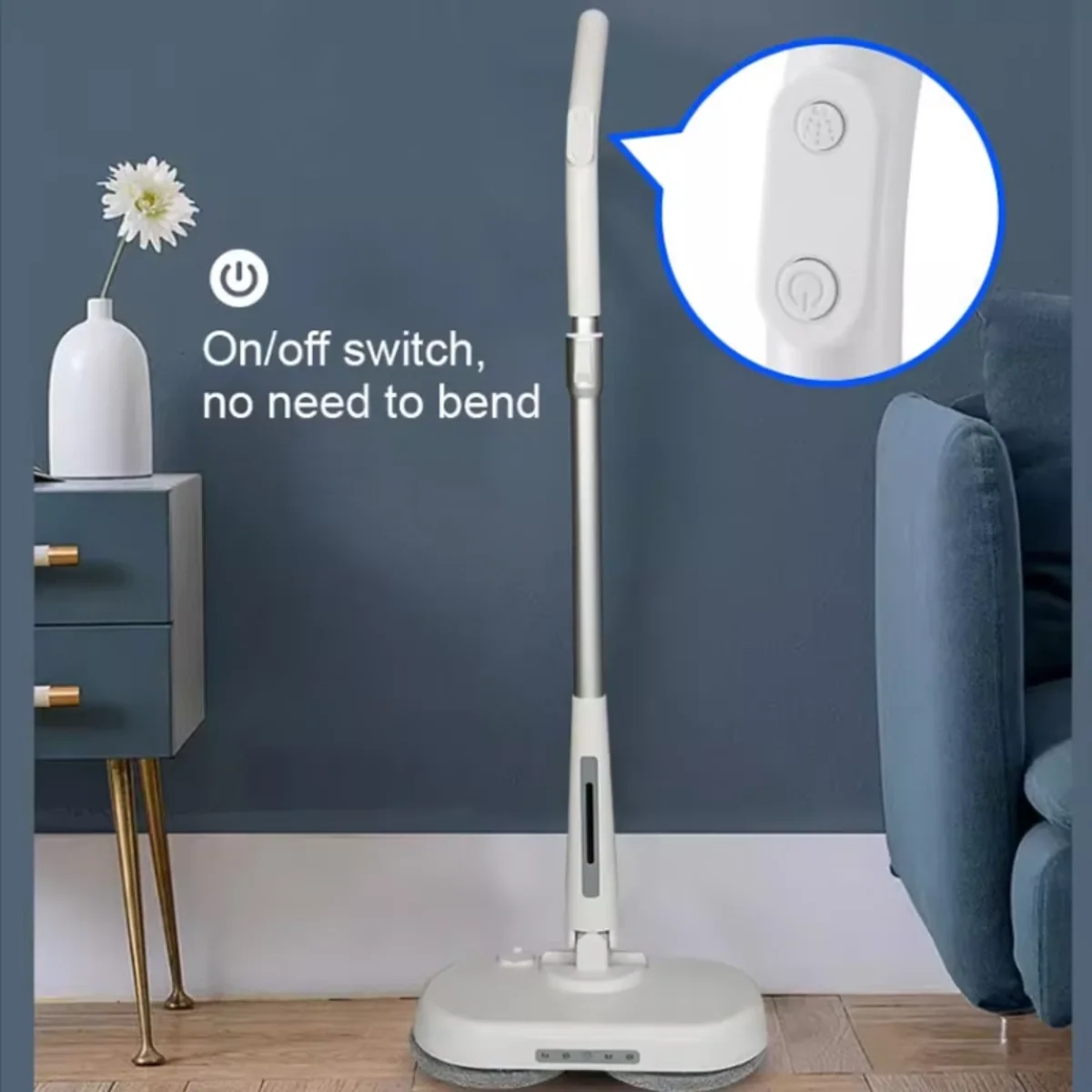 Automatic Rotation Electric Cleaning Water Spraying Mop