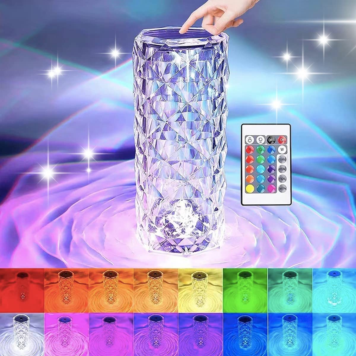 Crystal Diamond Lamp