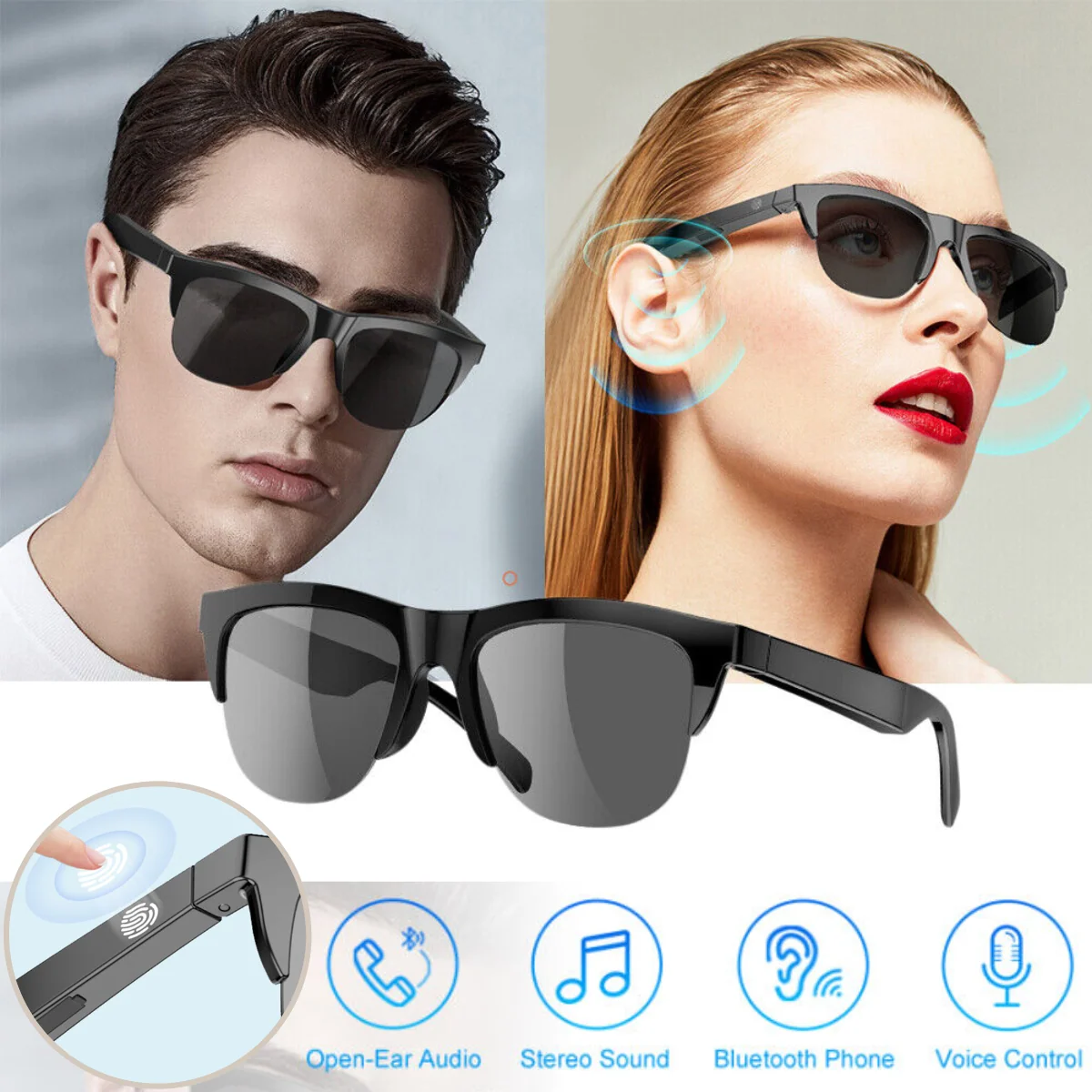 Smart Bluetooth Polarized Sunglass