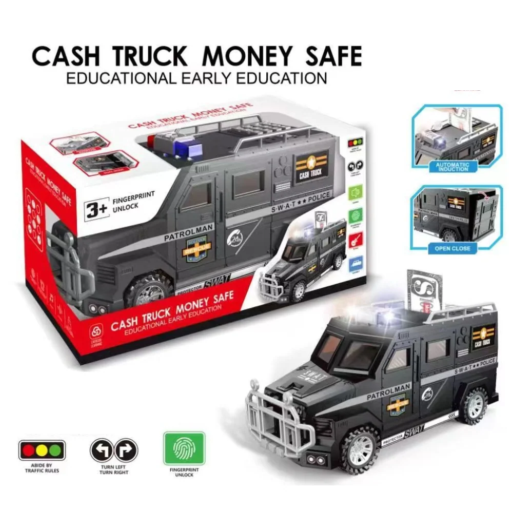 Police Swat Car Piggy Bank