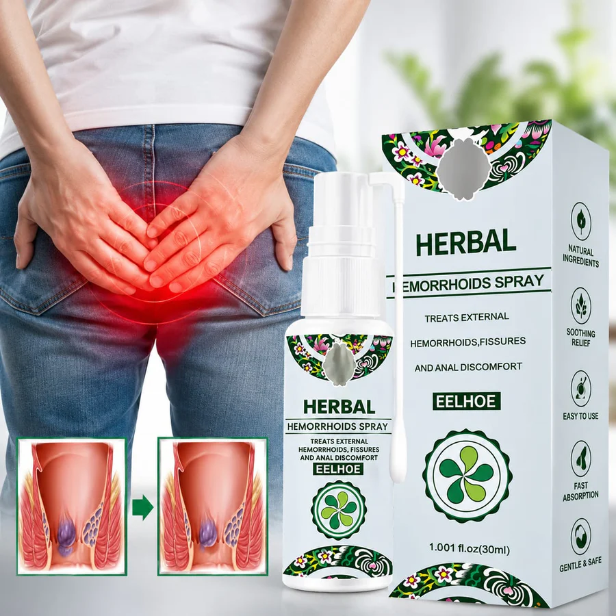 Natural Herbal Hemorrhoid Relief Spray