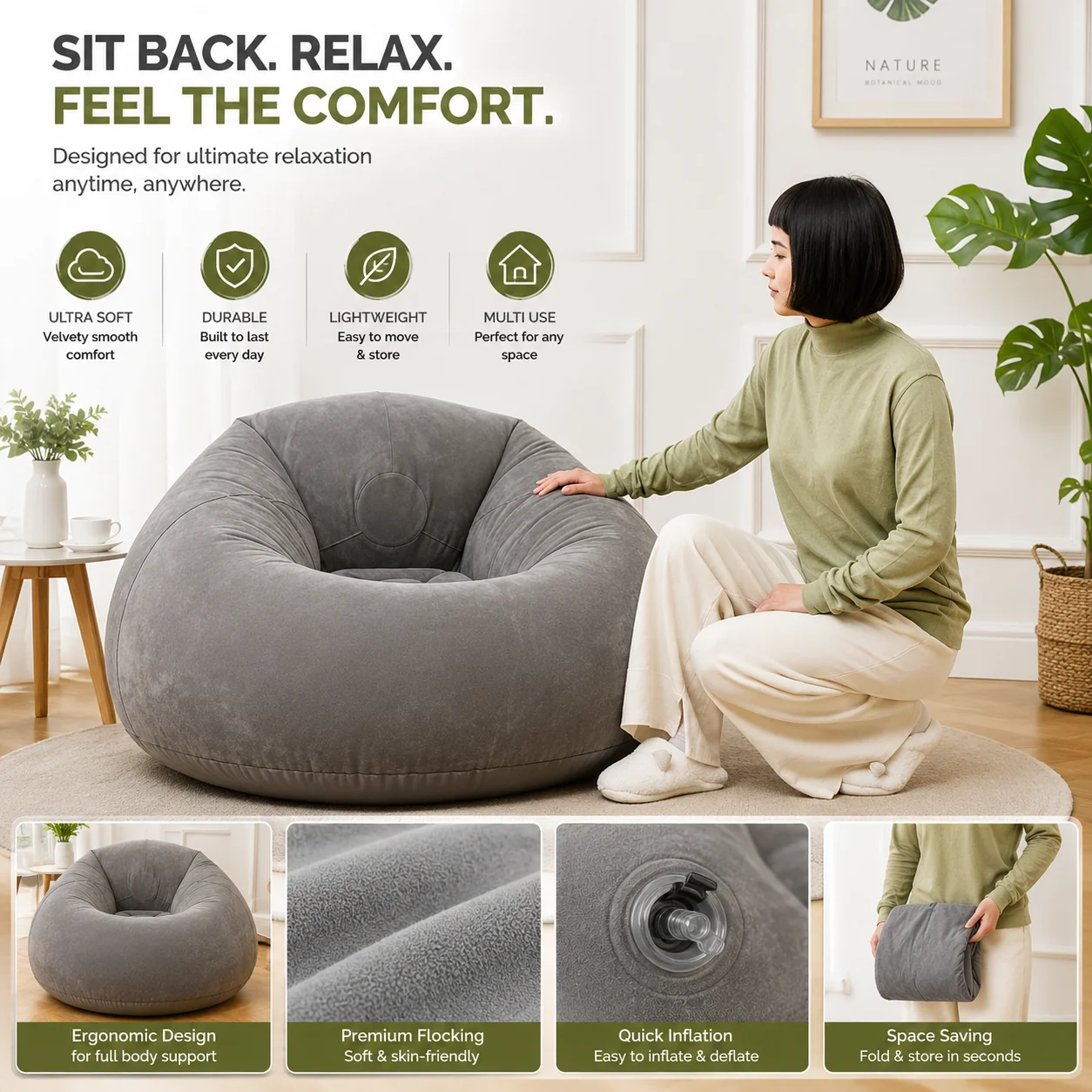 Comfort Bean Bag Chair