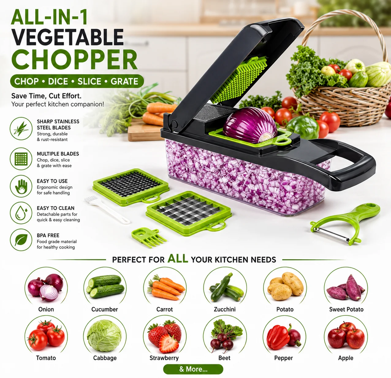 Multi-Function Vegetable Chopper