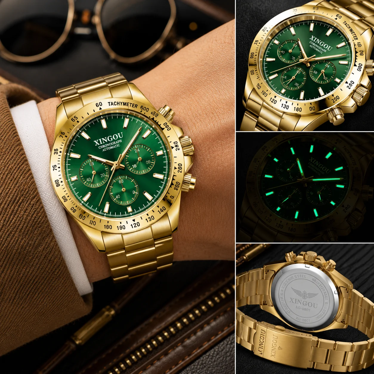 Stainless Steel Bluetooth Smart Watch