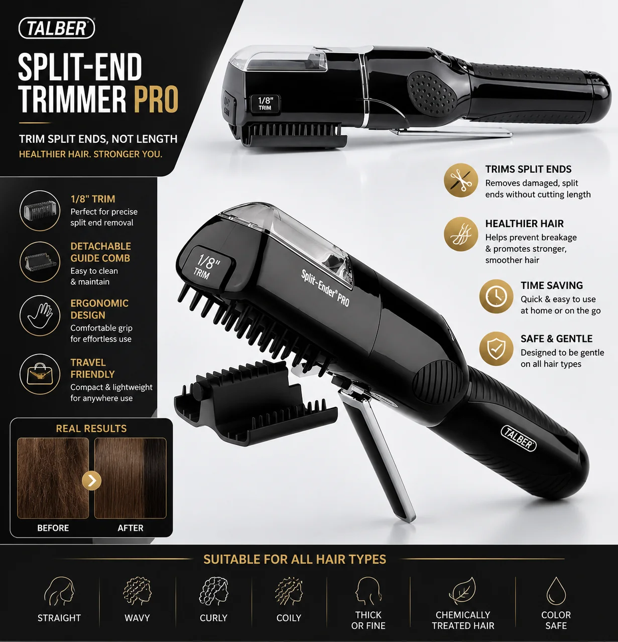Rechargeable Split End Trimmer