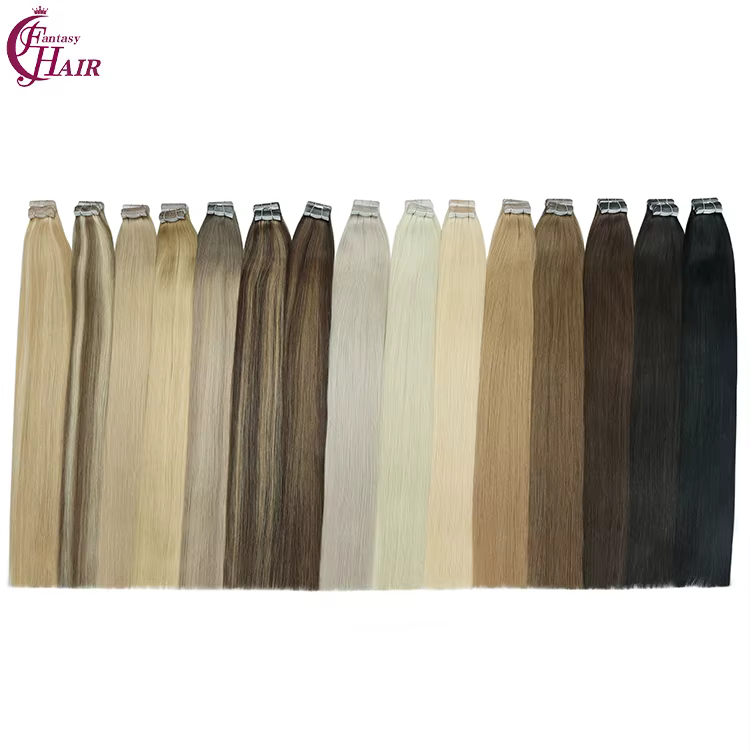 FH 22inch Seamless Tape in Human Hair Extensions - 100g Double Drawn Remy Hair