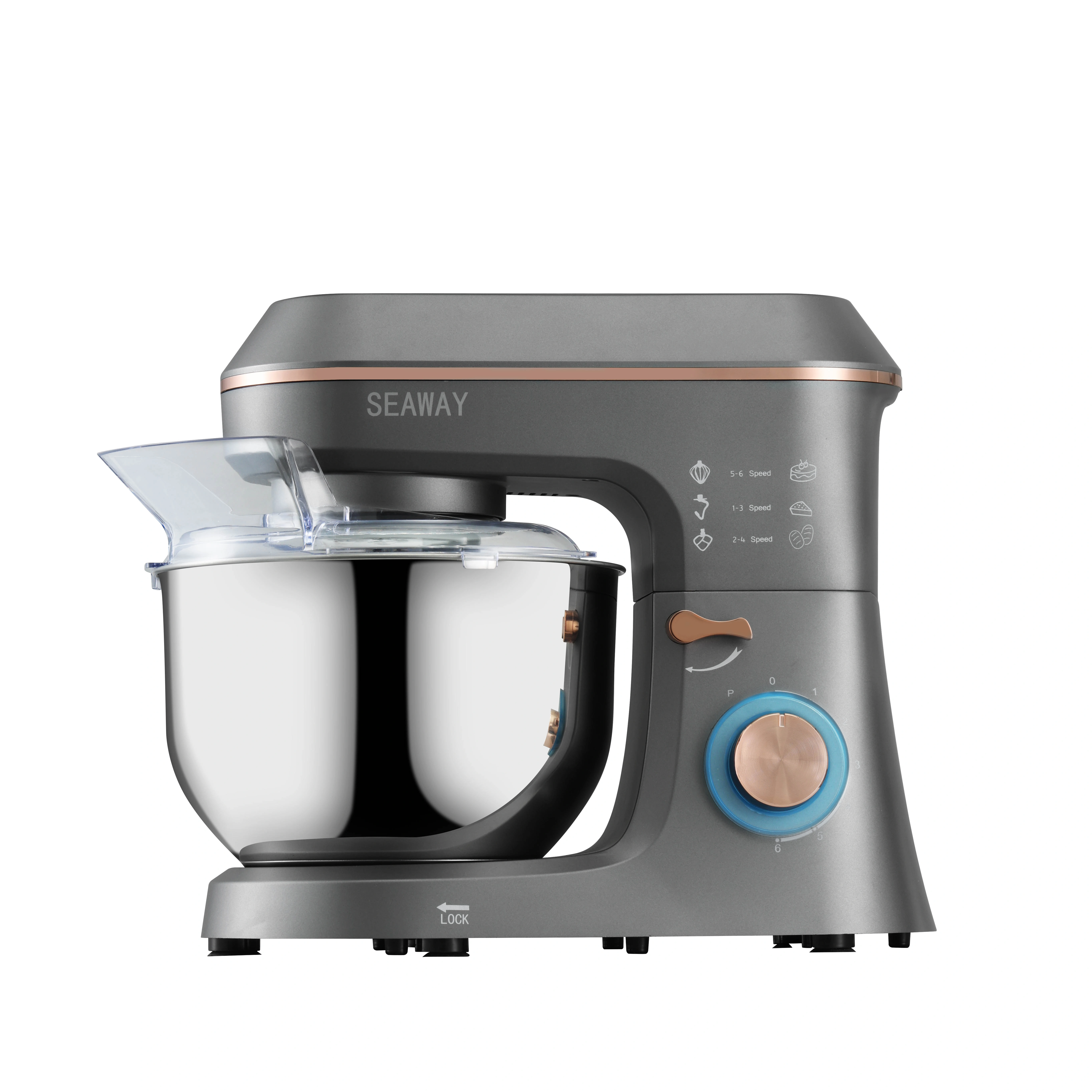 Professional 5L Electric Stand Mixer - SM-9210Y, Red/White/Blue/Black/Silver