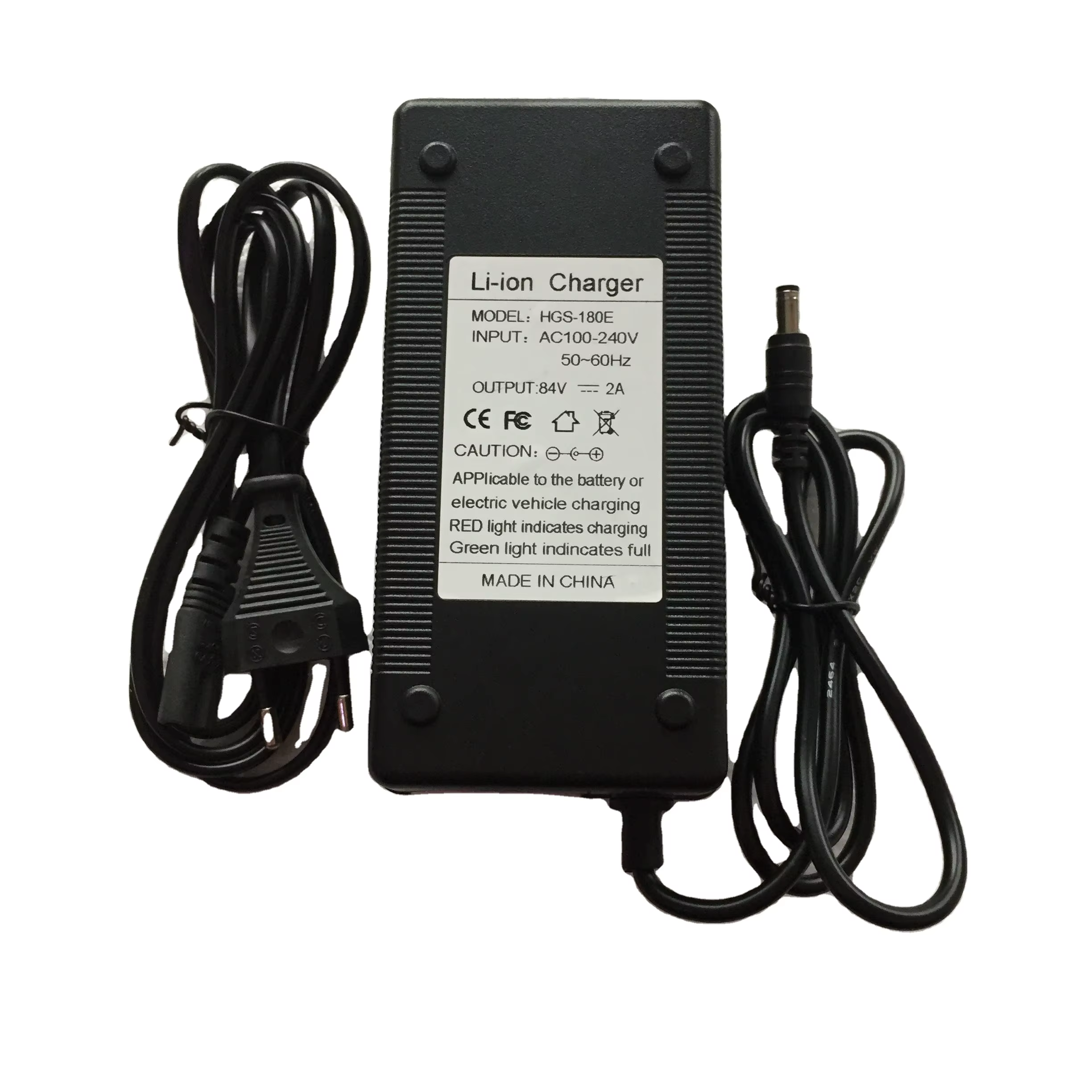 GOJUSIN 84V 2A Lithium Battery Charger for Electric Bicycle & E-scooter