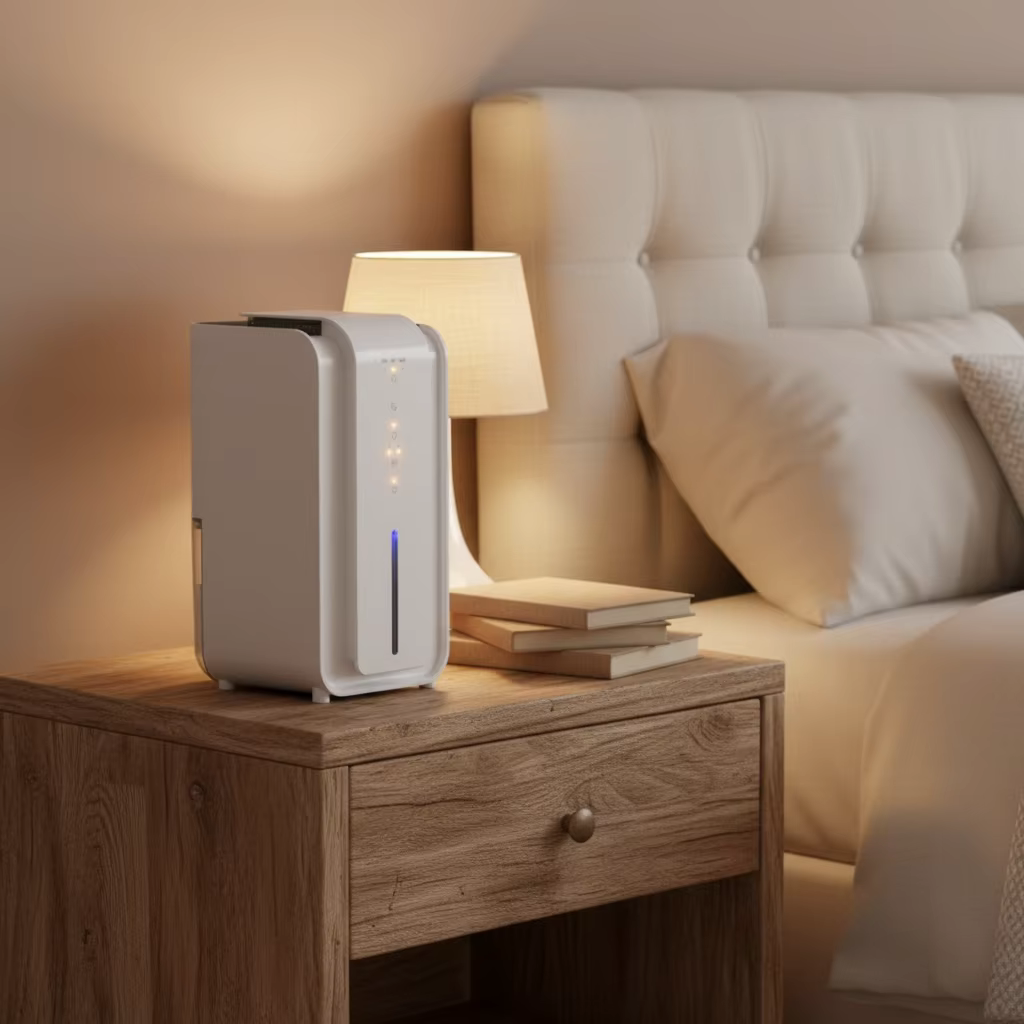 Mini Electric Portable Desktop Dehumidifier - 2-in-1 for Home Use