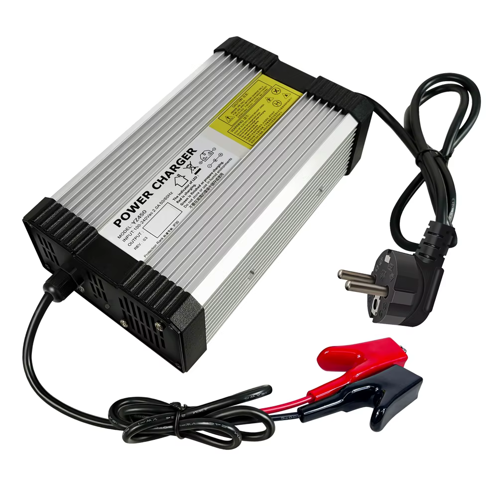YZPOWER 84V 5A Electric Scooter Charger - Durable Aluminum Design