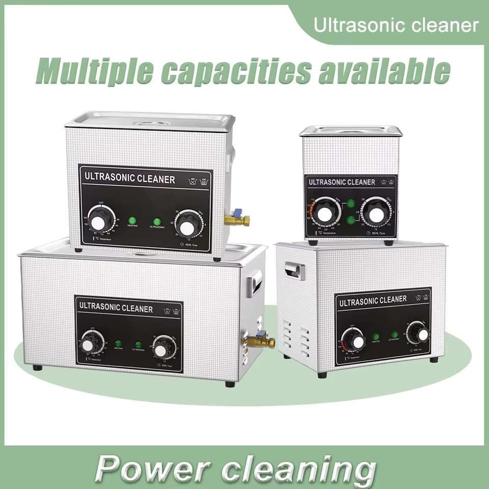 Portable Ultrasonic Cleaner - 2L to 30L Capacity for Jewelry & Dental Cleaning