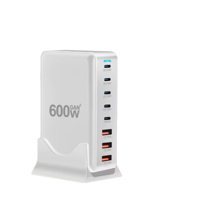 YMX-600W 600W GaN USB C Wall Charger Station for Fast Charging