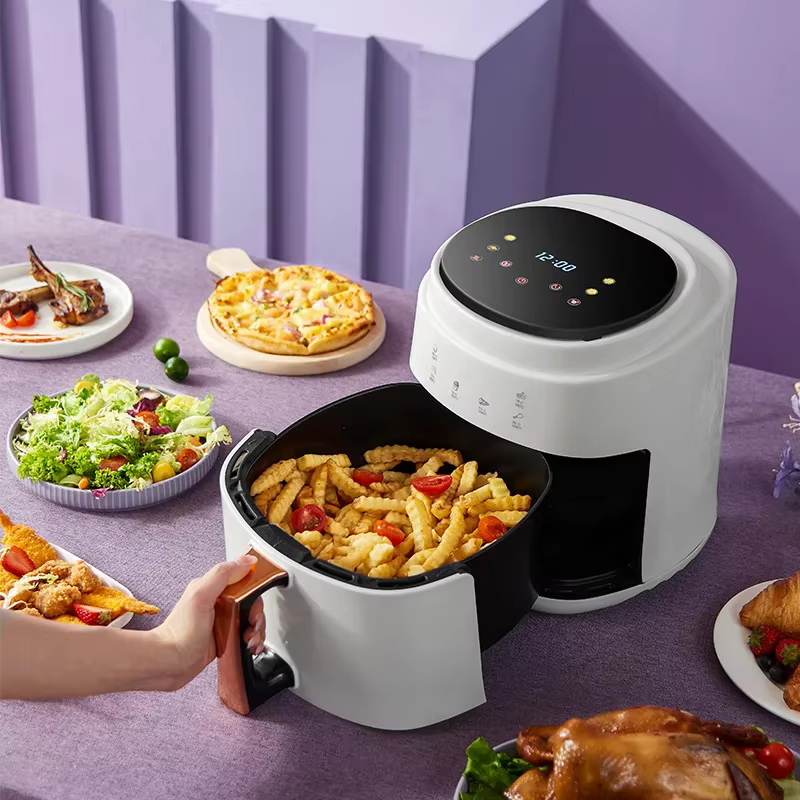 8L Electric Air Fryer with LED Touch Screen - Fast Cooking & Easy Clean