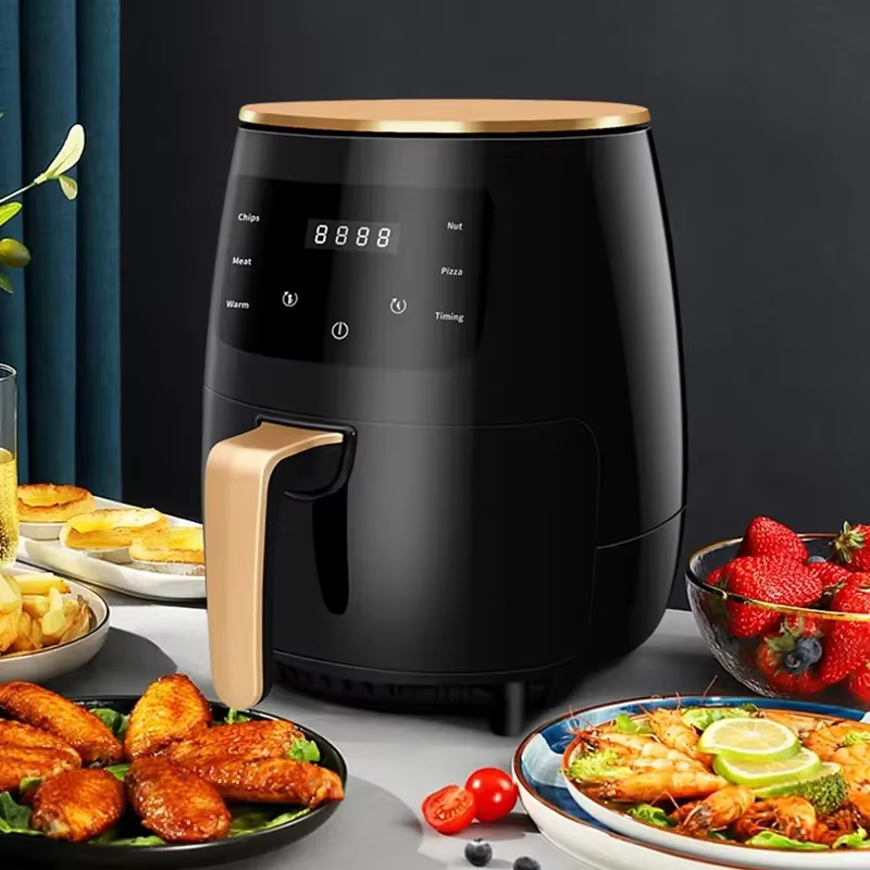 OEM 6L Air Fryer with LCD Display - Multi-Functional Kitchen Appliance