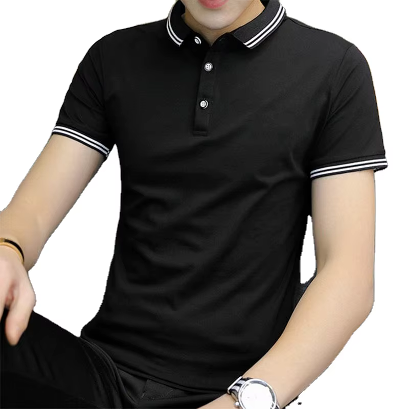 Men's Casual Polo Shirt - 100% Cotton, Short Sleeve, Customizable