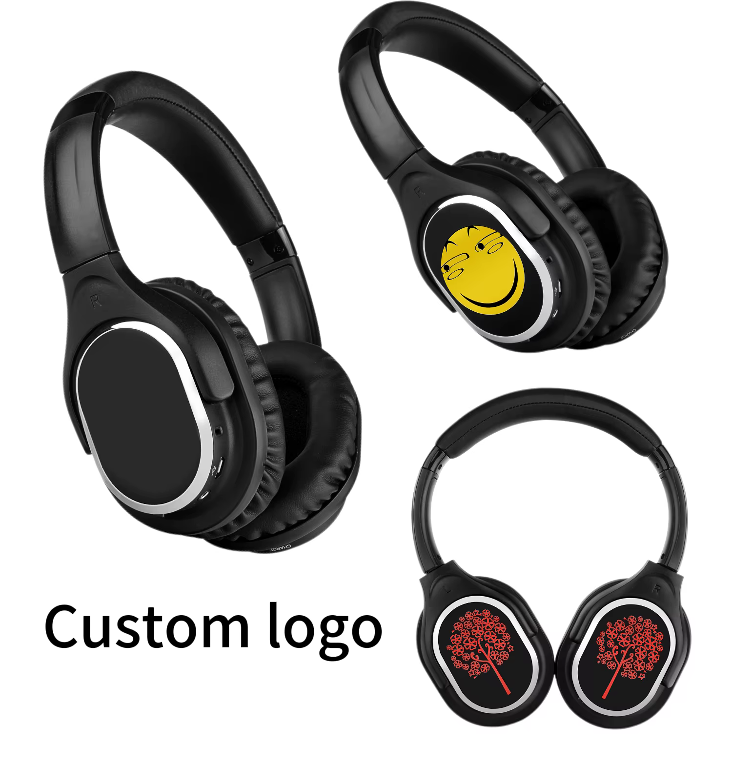 Custom Logo Wireless Headset - 10H Battery Life, Hi-Fi Stereo