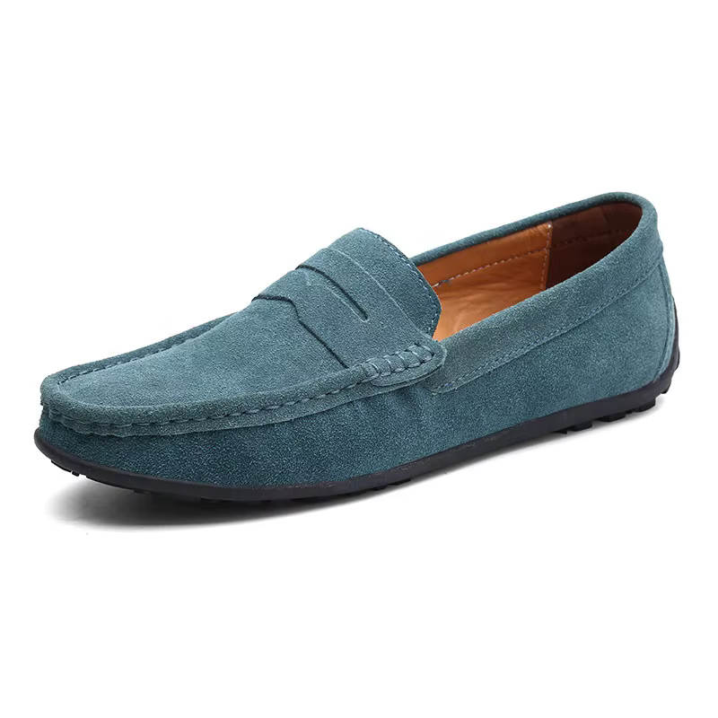 Classic Microfiber Leather Loafers for Men - Comfortable & Stylish