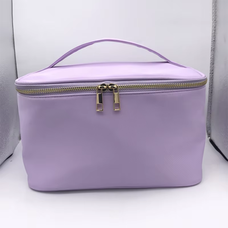 Waterproof Nylon Cosmetic Bag - Travel Makeup Organizer