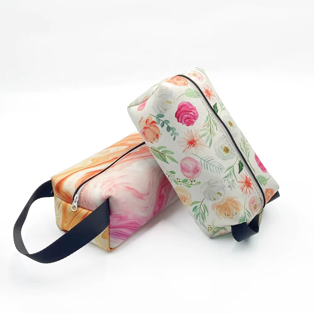 Custom Neoprene Cosmetic Bag - Waterproof Makeup Case with Logo