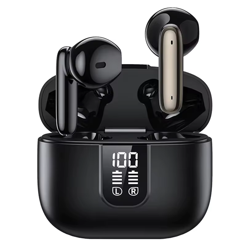 J11 TWS Wireless Earbuds with Digital Display & ANC - Bluetooth 5.4