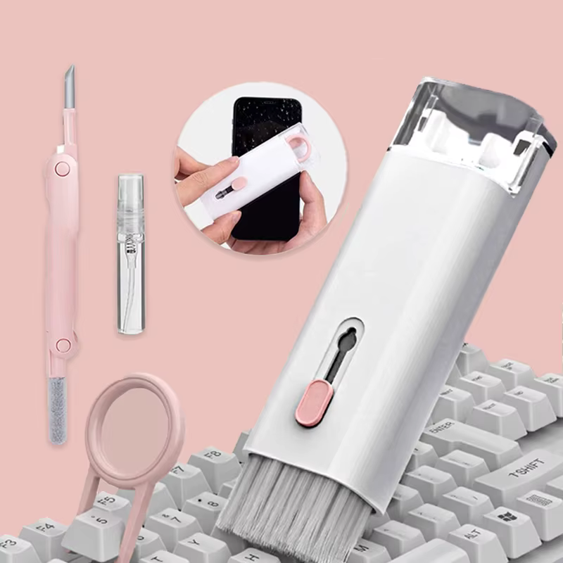 7-in-1 Keyboard and Earphone Cleaning Kit - Compact & Multifunctional