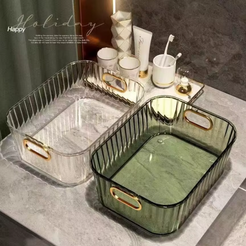 Transparent Storage Box for Cosmetics and Sundries - Large Capacity