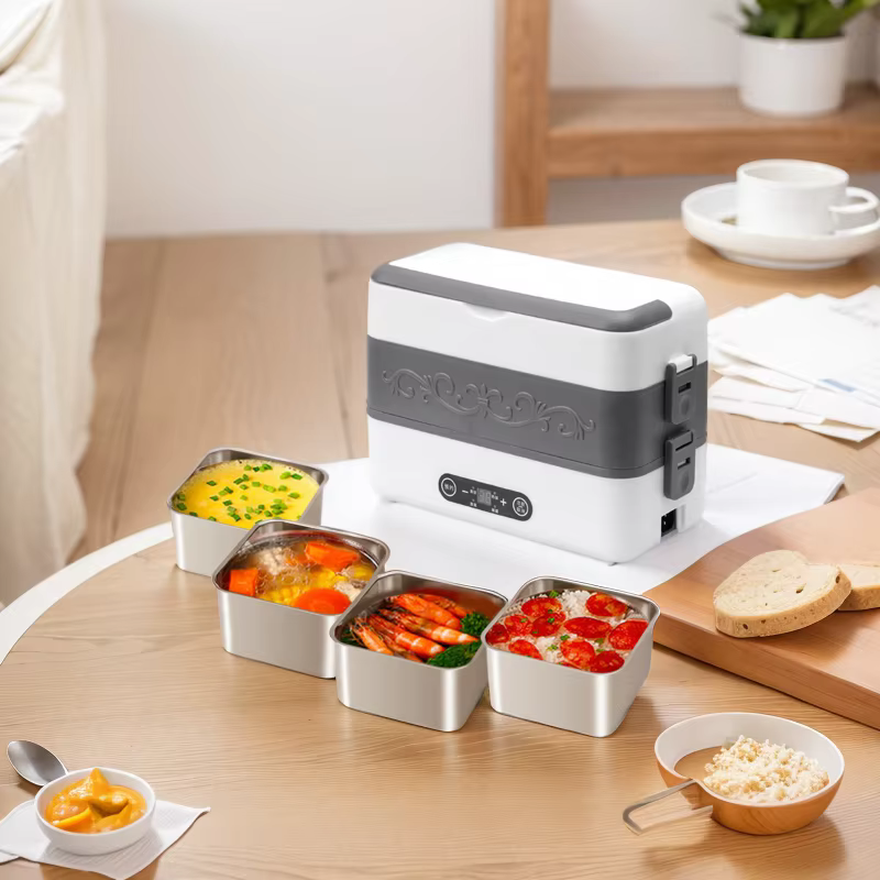 Multifunctional 4L Electric Lunch Box with Digital Display