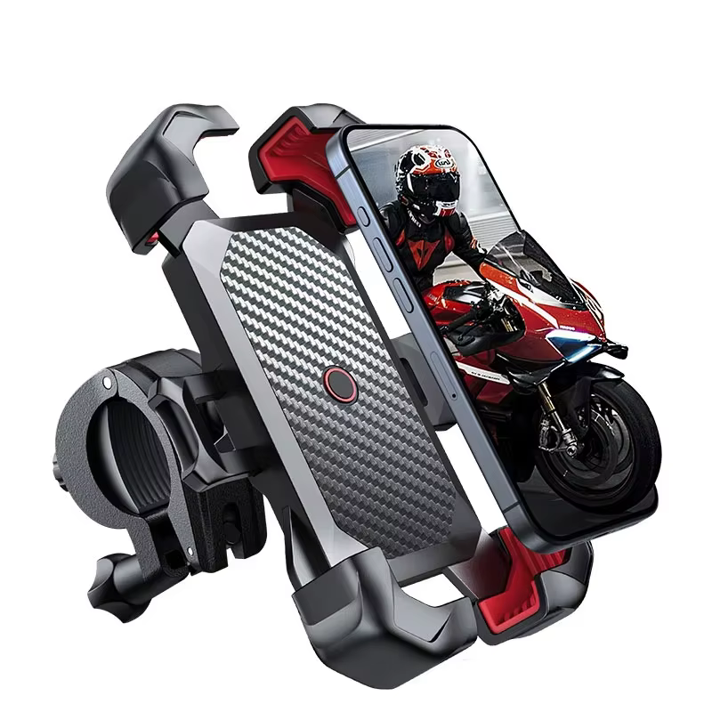 Bike Phone Holder - 360° Adjustable, One-Click Lock, Fits 4.7-7 Inch Phones