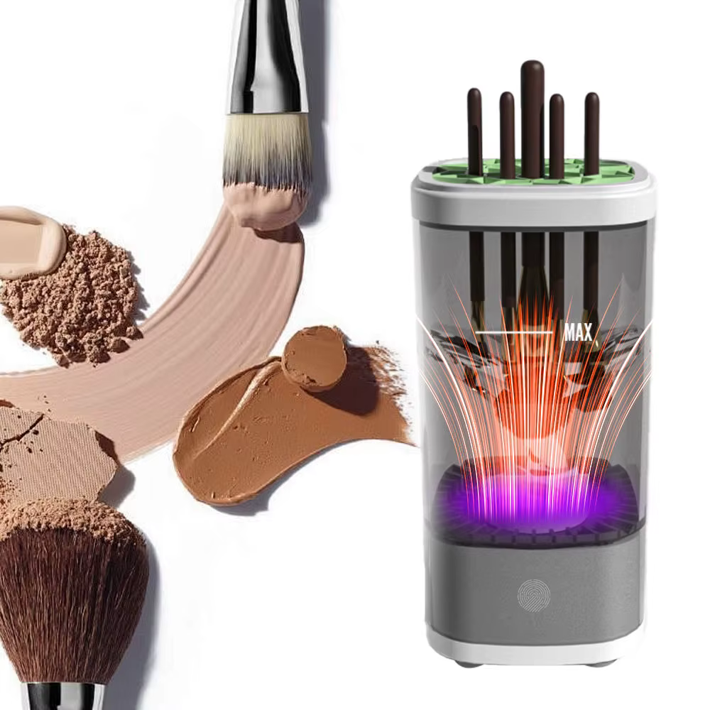 Portable Automatic Makeup Brush Cleaner - USB Ultrasonic Cleaner