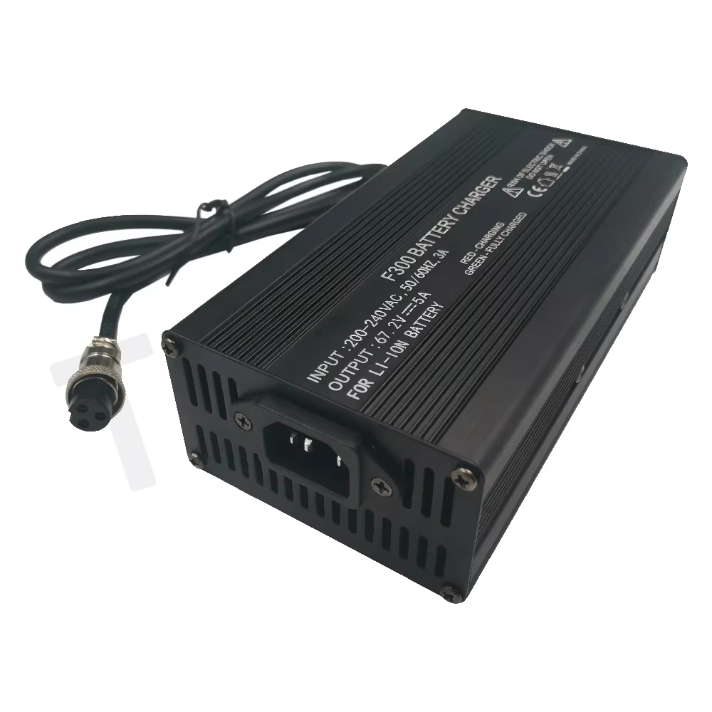 67.2V 5A Fast Charger for E-Scooter - Quick Charge Compatible