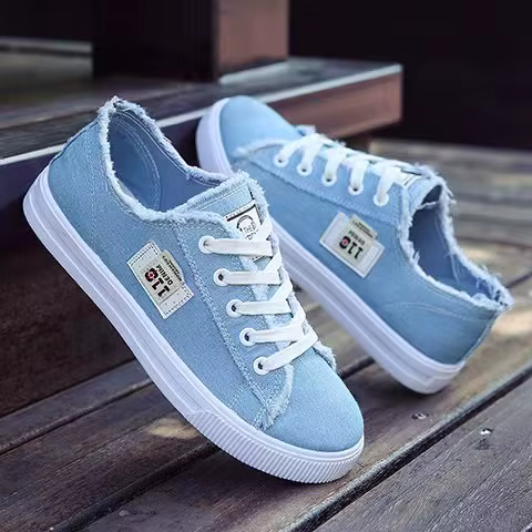 Hongyan Casual Denim Sneakers for Women - Stylish & Comfortable