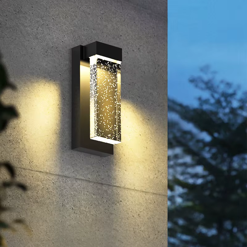 Modern Retro Outdoor Wall Lamp - IP65 Waterproof LED Light
