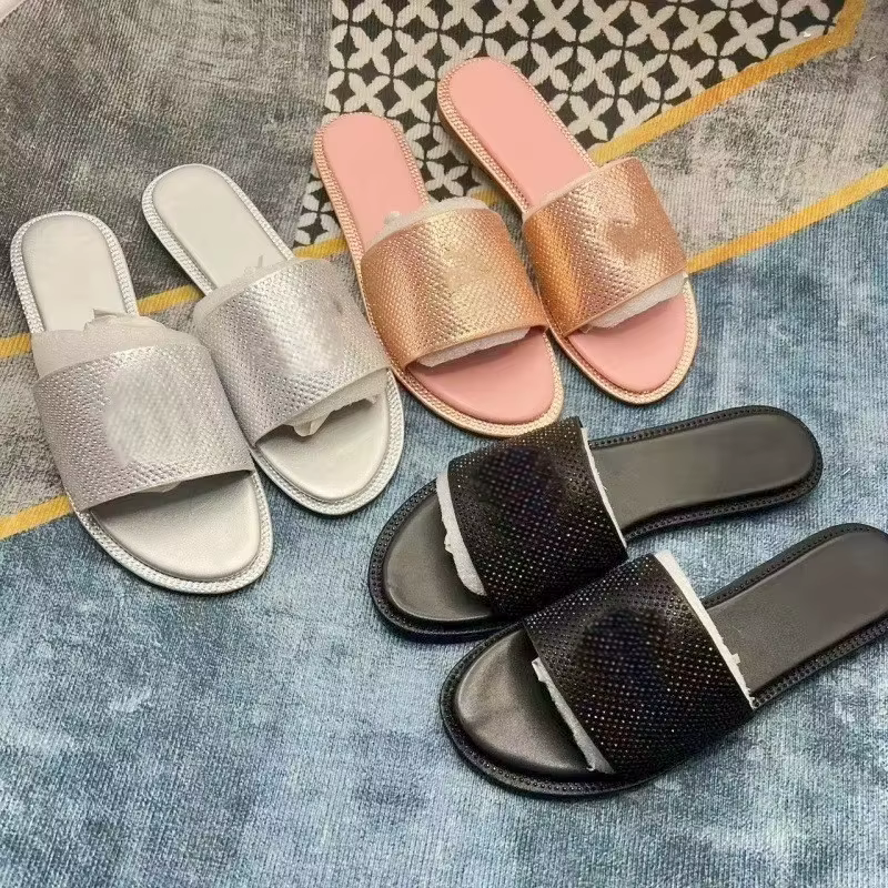 M DREAM B ZEG Luxury Decorative Sandals for Women - Open Toe Summer Slippers